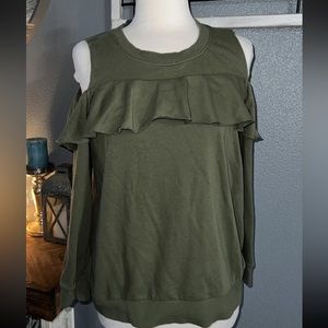Torrid cold shoulder sweatshirt
